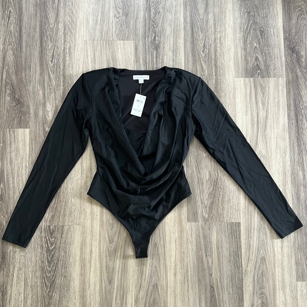 And Now This Long sleeve Bodysuit Black Medium - Picture 2 of 7
